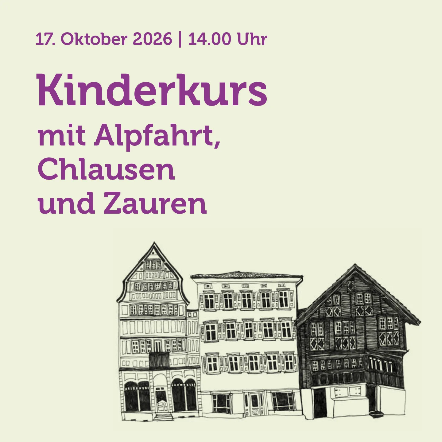 Kinderkurs im Museum: Appenzeller Bräuche entdecken